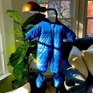 Bunting from babycottons. Soft lining. Attached hood and booties.